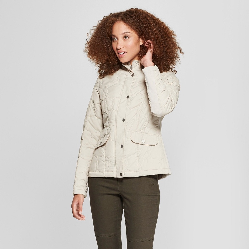 A New Day | Khaki Quilted Jacket